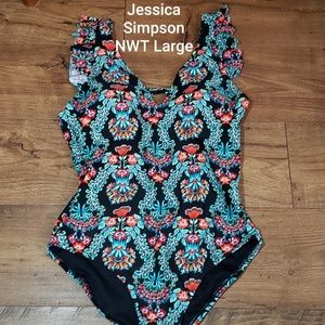 NWT Jessica Simpson Swimsuit Size Large